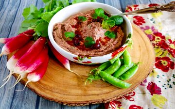 طرز تهیه  هوموس لوبیا قرمز  | خیلی مقوی و سالمه!