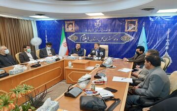 نشست خبری رییس کل دادگستری استان با اصحاب رسانه/تصویر