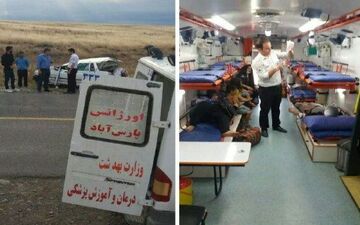 2 تصادف رانندگی در پارس آباد مغان سه کشته و هفت مصدوم برجای گذاشت