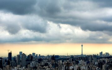  آسمان تهران در 2 روز آینده ابری است
