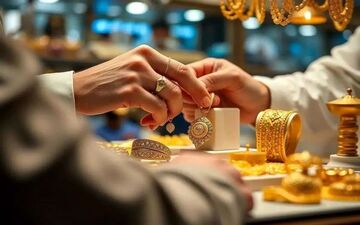 قیمت طلا در بازار ریزشی شد