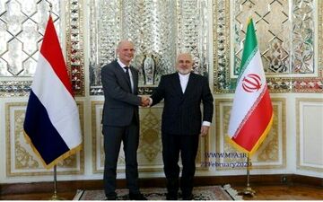 وزیر خارجه هلند با ظریف دیدار کرد
