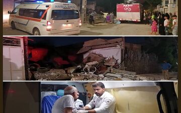انفجار گاز شهری در آبادان 4 مصدوم برجای گذاشت