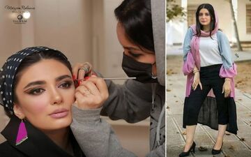 لیندا کیانی با ساپورت چسبان در مهمانی خصوصی / لیندا خانم لطفاً رعایت کن !!!