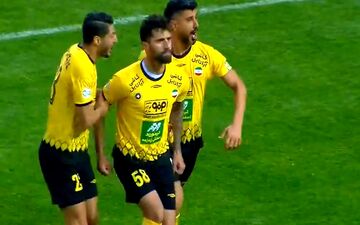 گل دوم سپاهان به پرسپولیس توسط دانشگر + ویدئو