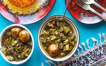 طرز تهیه خورش کرفس؛ غذای سنتی ایرانی با لوبیا چیتی و قرمز