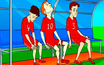 یکی از فوتبالیست ها دچار حمله قلبی شده است، پیداش کن + جواب معما