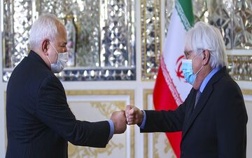 گزارش توئیتری ظریف از رایزنی‌هایش با «گریفیتس» و «آرنو»