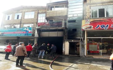 حریق مغازه مکانیکی در محدوده تاقبستان  کرمانشاه مهار شد
