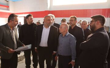 استخر کارگران لامرد بعد از ۱۵ سال در حال تکمیل است