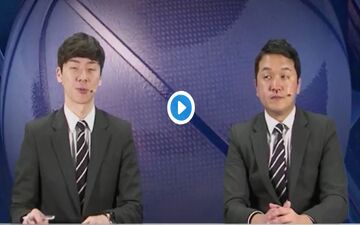 اتفاق غیرمنتظره برای مجری ورزشی حین پخش زنده! +فیلم 