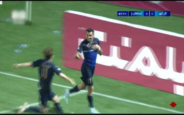 گل اول گل گهر به استقلال خوزستان + ویدئو