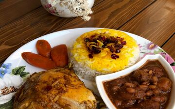 این خورش خیلی خوشمزه و ساده و سریعه| خورش مرغ و گردو و آلو  