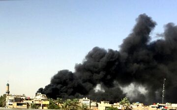  آتش سوزی در انبار محل نگهداری آرای انتخابات عراق