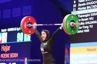 دختران وزنه‌برداری ایران موفق به کسب نقره و ۶ برنز در قهرمانی آسیا شدند