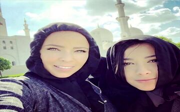 تصاویر همسران بازیکنان رئال مادرید، با حجاب در امارات