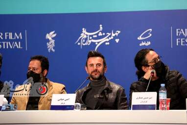 نشست خبری عوامل فیلم " برف آخر "-امین حیایی