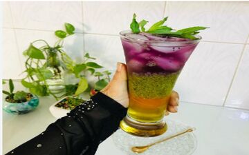 طرز تهیه  شربت کهکشانی  | شربت ها و نوشیدنی های خنک در تابستان!!!