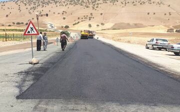 آغاز عملیات بهسازی محور تازه آباد به شیخ صله 
