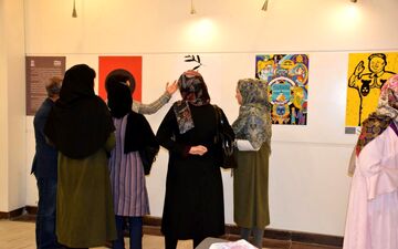 برپایی نمایشگاه تور "اردیبهشت گرافیک "در کرمانشاه 