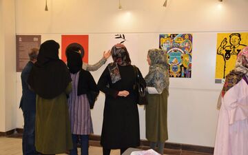برپایی نمایشگاه تور "اردیبهشت گرافیک "در کرمانشاه 
