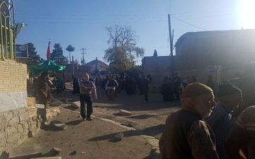 برخورد کامیون با عزاداران حسینی 