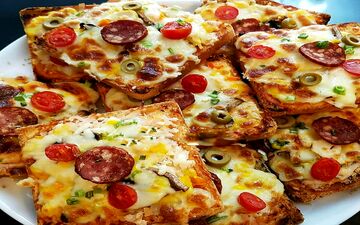 طرز تهیه پیتزا نان تست| بچه ها عاشقشن!