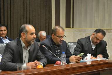 حضور وزیر ورزش و جوانان در ستاد بازسازی مناطق زلزله زده کرمانشاه 