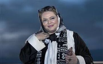 شلوار عجیب و غریب بهاره رهنما در کنار همسرش