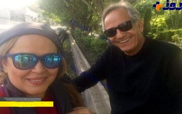 سلفی دیده نشده و جالب خانم و آقای بازیگر