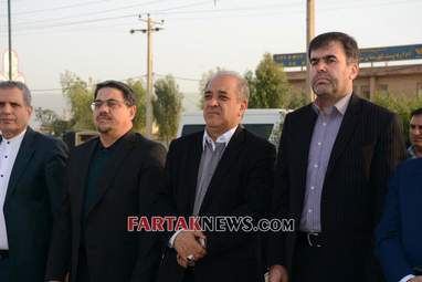 کلنگ زنی مجتمع فرهنگی ورزشی سرپل ذهاب توسط بانک شهر