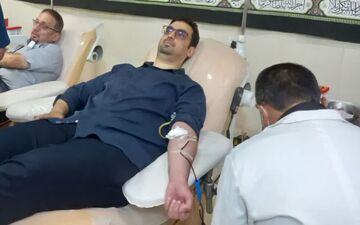خبرنگاران قم در روز ملی اهدای خون مشارکت کردند