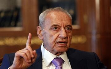 نبیه بری: مواضع اصولی لبنان را قبل از سفر عون به آمریکا یادآوری کردم 