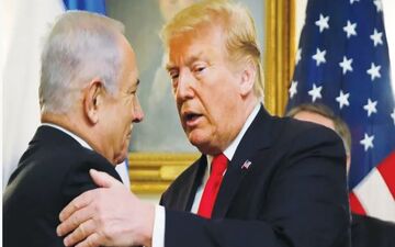 گفت‌وگوی تلفنی ترامپ و نتانیاهو درباره اوضاع منطقه