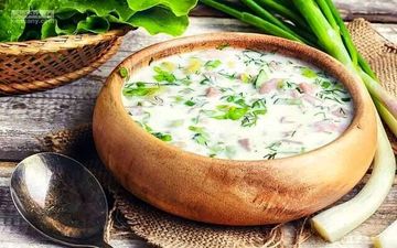 دستور پخت آش دوغ مجلسی برای ۱۰ نفر | فیلم مرحله به مرحله