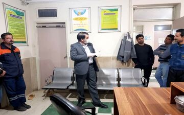 بازدید سرزده مدیرعامل شرکت توزیع برق استان کرمانشاه از واحدهای عملیاتی و کشیک برق