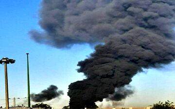  تصویر جدید از آتش سوزی در باقر شهر/فیلم