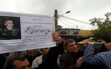 مراسم تشییع پیکر داوود احمدی نژاد برگزار شد