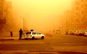 صدور هشدار نارنجی برخاستن گرد و خاک در خوزستان 