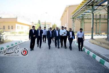 صولت مرتضوی- بازدید معاون اجرایی رئیس جمهور  از کارخانه اسیدسیتریک کرمانشاه
