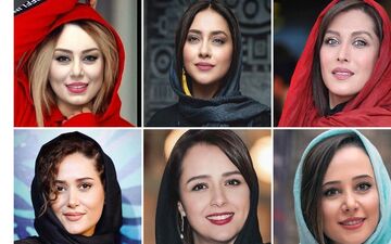 تصاویری از بازیگران که چشم هایی بسیار زیبا دارند.