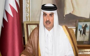 امیر قطر بر حق فلسطینی‌ها در ایجاد کشور مستقل تأکید کرد
