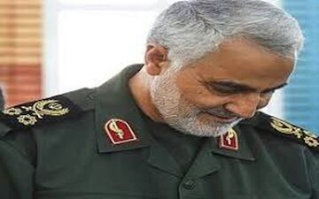 سردار سلیمانی در ورزشگاه آزادی
