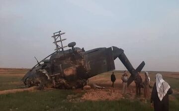سقوط یک بالگرد در شرق عراق