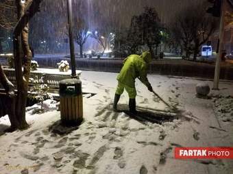 برف در تهران