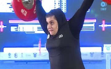 تمرینات بانوان  وزنه‌بردار کرمانشاه از سرگرفته شد
