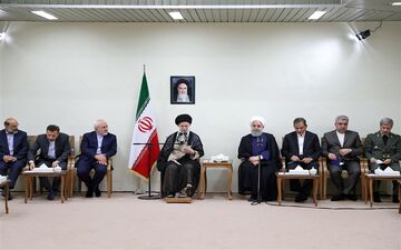  دیدار رئیس‌جمهور و اعضای دولت با رهبر معظم انقلاب 