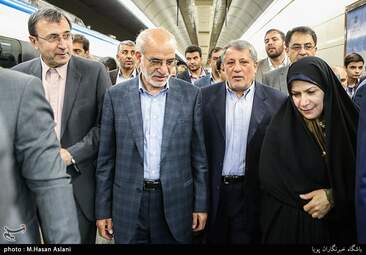 بازگشایی بخش میانی خط ۷ مترو تهران به روایت تصویر 