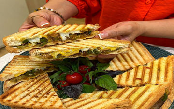 تست بادمجان و قارچ؛ یک غذای ساده و فوری بدون گوشت و مرغ!