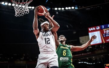خلاصه بسکتبال آمریکا 89- 73 برزیل + فیلم